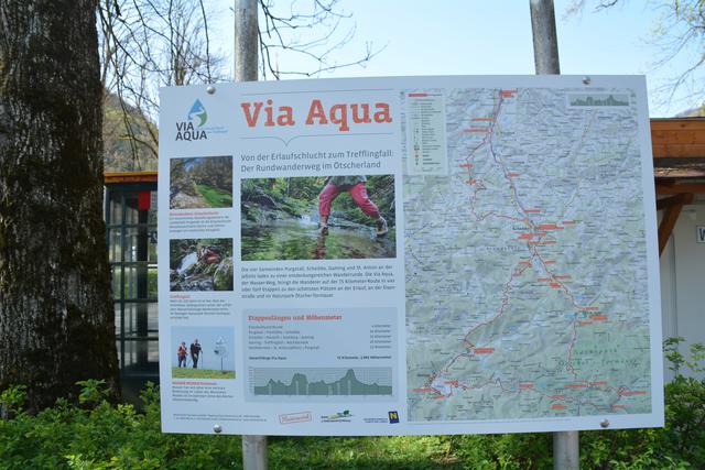 Unterwegs auf der Via Aqua: Der Weitwanderweg verbindet die Erlaufschlucht mit dem Trefflingfall. | Foto: Roland Mayr