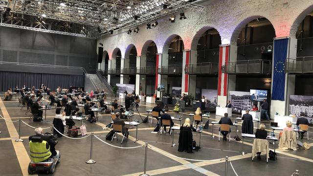 Zum ersten mal tagt der Tiroler Landtag im Congress.