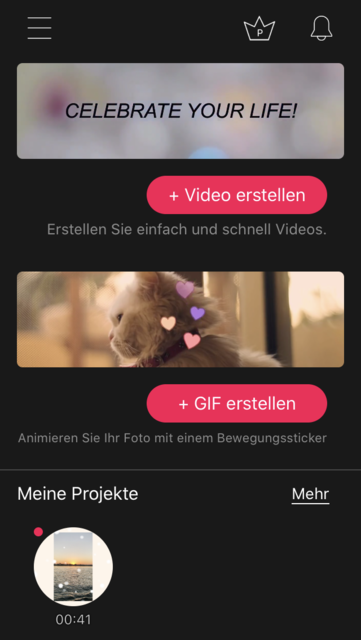Unser App-Tipp der Woche VLLO ist eine App zur Bearbeitung von Videos am Smartphone. Die App ist sehr umfangreich. Die APP ist kostenlos und die Videos ohne Wasserzeichen. | Foto: Screenshot