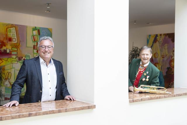 Landeshauptmann-Stellvertreter Heinrich Schellhorn engagiert sich für die Salzburger Musikanten.