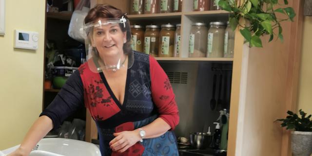Andrea Herrmann und ihr Naturhaar-Studio in Corona-Zeiten