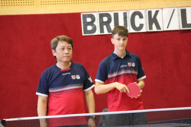 Qian Qianli und Samuel Ameti - ein starkes Doppel.