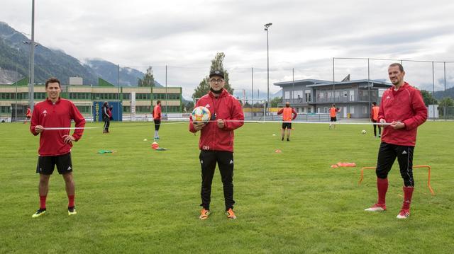 Abstände und Trainingsgruppen - eine hochdotierte Maßnahme in Wörgl zum Auftakt für alle.