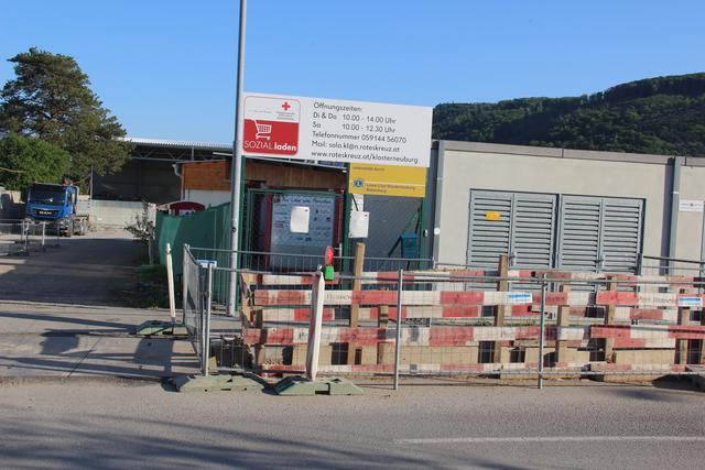 Am alten Standort wird schon heftig gearbeitet.