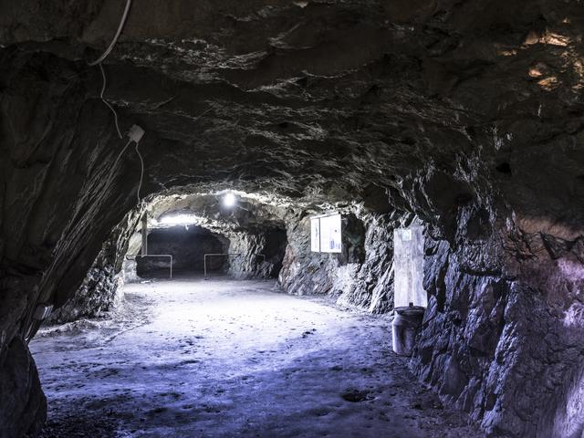Beeindruckend: Der rund 314 Meter lange Kalvarienbergstollen befindet sich noch weitgehend im Originalzustand.