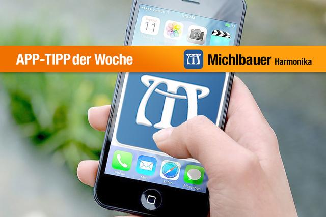 Unser App-Tipp der Woche "Michlbauer" ist eine App für die Steirische Harmonika. Sie ist ein praktisches Werkzeugm mit der man sein Harmonika-Spiel verbessern kann.  | Foto: / Logo: ogood GmbH