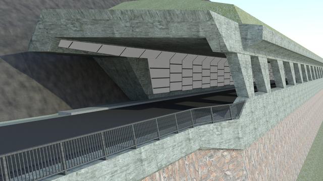Geht alles nach Plan, soll die Schlossgalerie in drei Jahren – hier im Bild das künftige Nordportal – fertig sein.