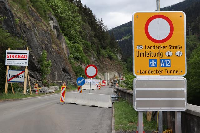 Seit 11. Mai ist die L 76 Landecker Straße gesperrt. 26,6 Millionen Euro werden in den Bau der Schlossgalerie investiert.