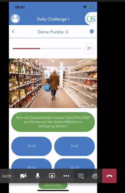 Mitarbeiter-Weiterbildungen mittels neuer Lern-App.