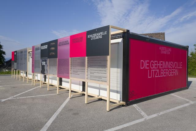 Die Container-Ausstellung zum Sensationsfund in Seewalchen.
 | Foto: Michael Maritsch