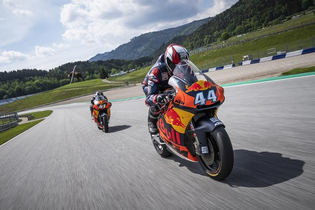 Die Moto2-Rennbikes von KTM sind neu am Red Bull Ring. | Foto: RB/Platzer