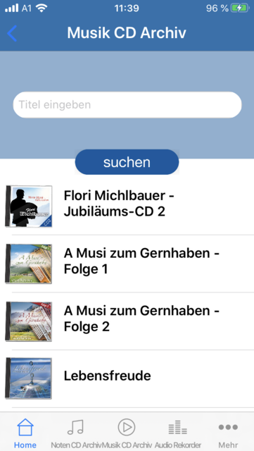 Unser App-Tipp der Woche "Michlbauer" ist eine App für die Steirische Harmonika. Sie ist ein praktisches Werkzeugm mit der man sein Harmonika-Spiel verbessern kann.  | Foto: Screenshot
