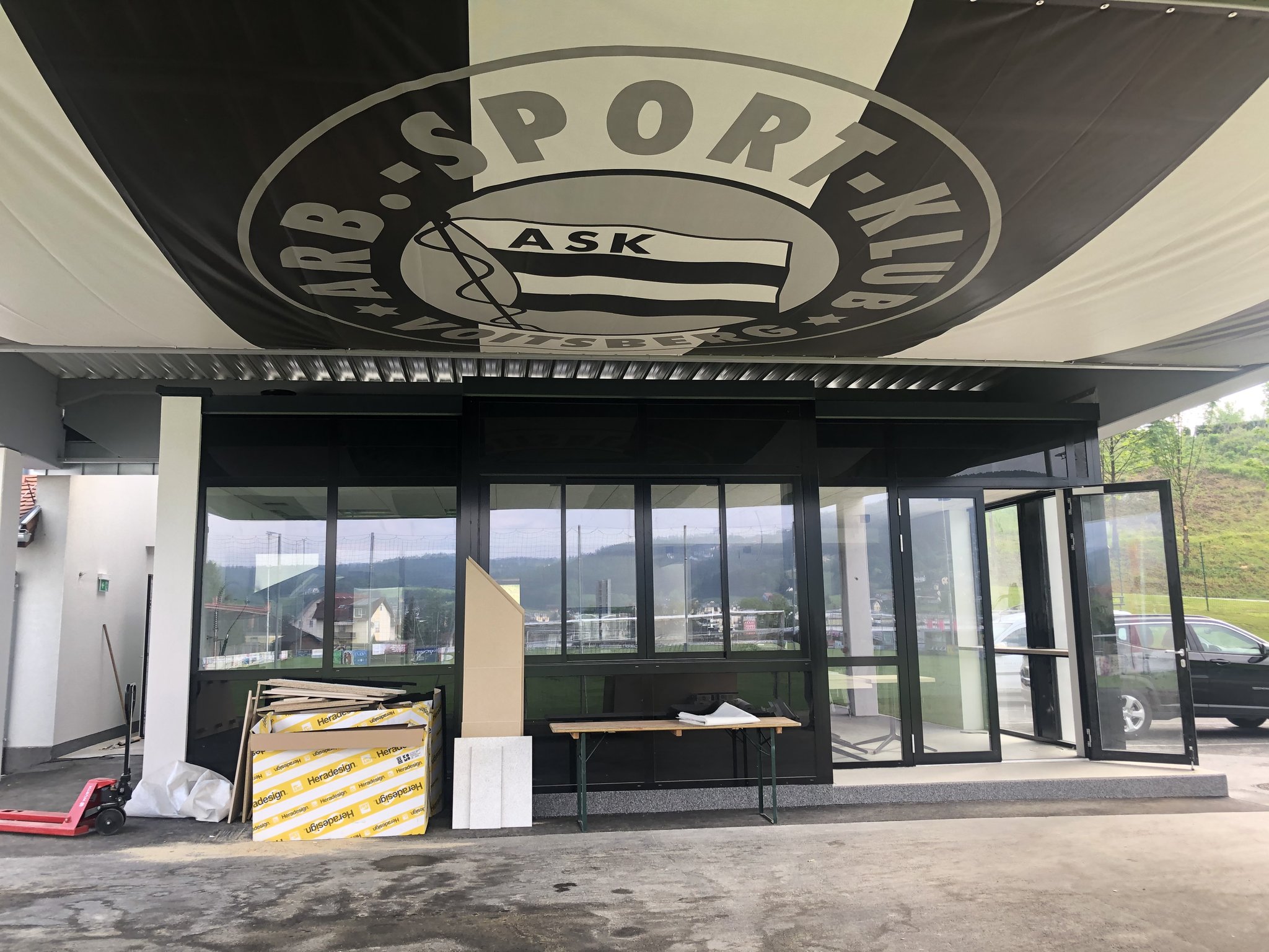 Fertigstellung am 12. Juni ASK Voitsberg baut die Kantine völlig neu