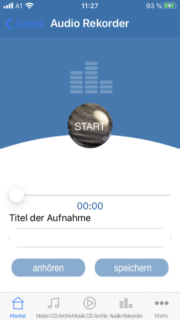 Unser App-Tipp der Woche "Michlbauer" ist eine App für die Steirische Harmonika. Sie ist ein praktisches Werkzeugm mit der man sein Harmonika-Spiel verbessern kann.  | Foto: Screenshot