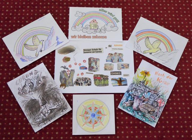 Die "Kursana Corona-Collage" steht als Symbol für die Hoffnung und Zuversicht der Kursana-Familie, die auch in dieser schwierigen Zeit zusammenhält. Sie wird die Bewohner noch lange an das Geschaffte zurückerinnern.