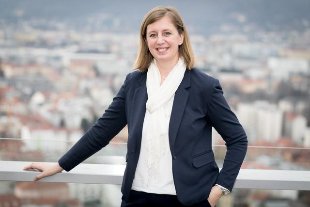 Baut auf den "Motor Spielberg": Barbara Eibinger-Miedl freut sich über die Corona-Tests in der Pilotregion