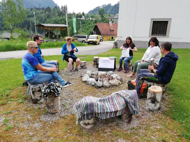 Erstes Kennenlernen und Zusammentreffen der Vertreter aus Natur- und Geopark, LACON, GeoDorf Gams, Museum HochQuellenWasser Wildalpen, Burg Gallenstein, Spitzenbachklamm und Forstmuseum Silvanum in Großreifling 