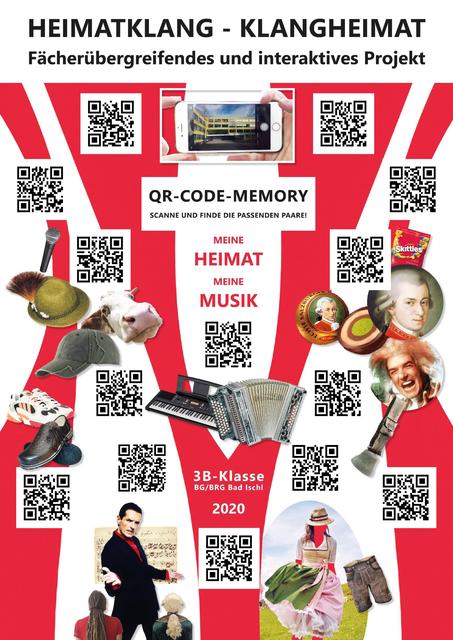 QR-Code-Memory von Ischler Gymschülern. | Foto: BG/BRG Bad Ischl