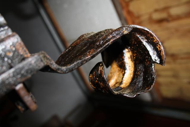 Akanthus: die schmückenden Akanthusblätter zeigen auf den Innenseiten noch Reste der ursprünglichen Vergoldung.
 | Foto: Archiv Neureiter