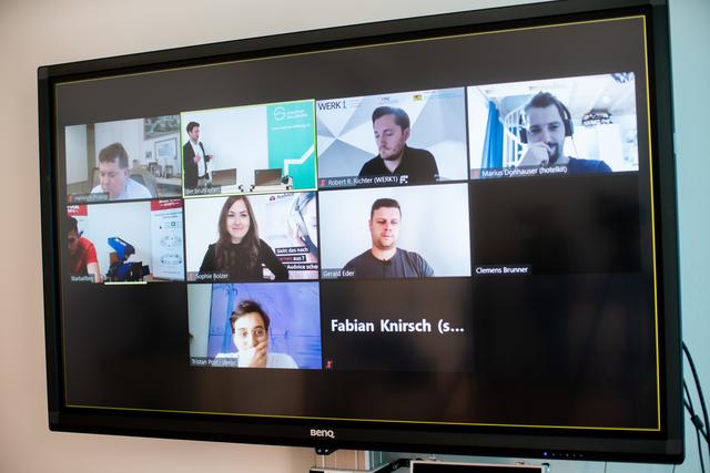 Die Präsentation erfolgte durch Videozuschaltung- | Foto: WKS/Probst
