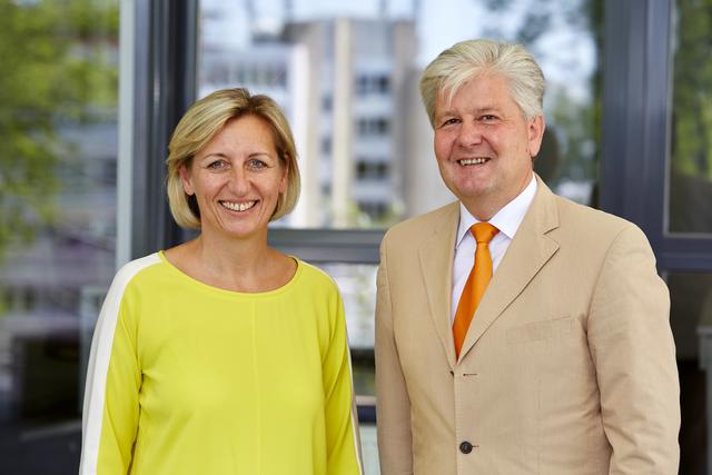 Nutzten die Krise, um die FH Campus 02 noch weiter auf den digitalen Weg zu bringen: Rektorin Kristina Edlinger-Ploder und Geschäftsführer Erich Brugger