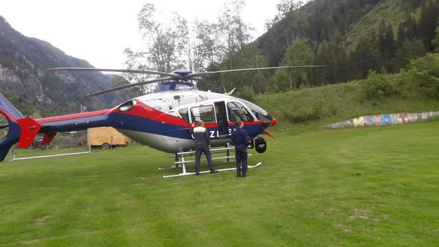 Drei Helikopterbesatzungen des Innenministeriums waren im Einsatz
