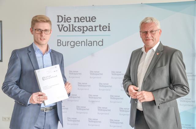 Patrik Fazekas und Thomas Steiner haben den Landesrechnungshofbericht studiert und einige Kritikpunkte gefunden. | Foto: ÖVP