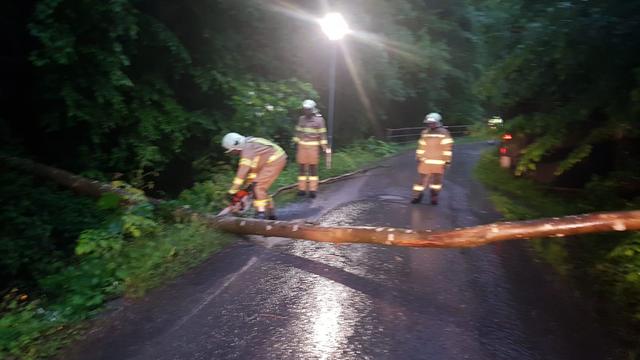 Die Feuerwehren rückten im Bezirk Scheibbs zu mehreren Unwettereinsätzen aus.