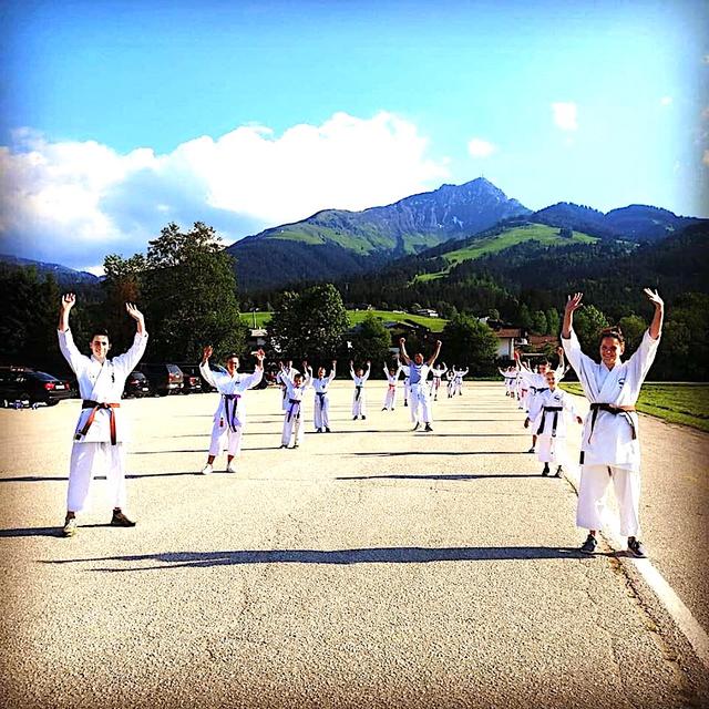 Karatetrainings im Freien angeboten. | Foto: Veranstalter