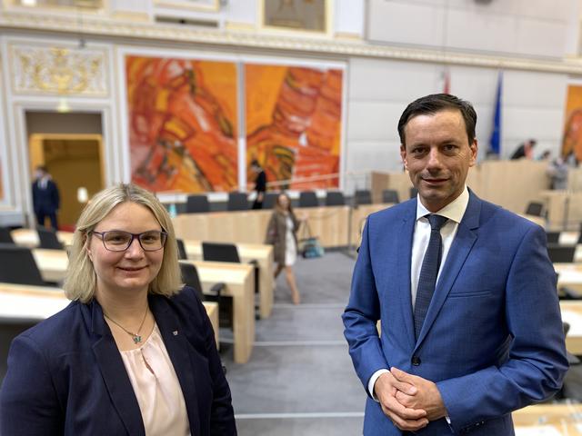 Sitzen im Ibiza-U-Ausschuss: Kaufmann (l.), Gödl | Foto: ÖVP