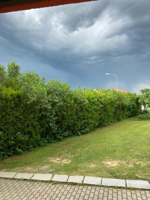 Himmelsspektakel in Güssing.