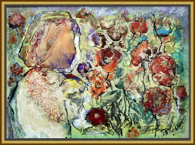 Das Werk "Blumenpflückerin 2019" von Günter Pichler