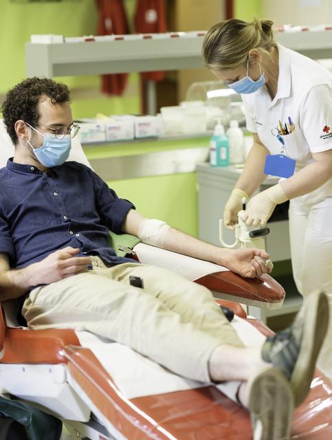 Unter besonderen Sicherheits- und Hygienemaßnahmen fand das Blutspenden im BORG Neulengbach statt.