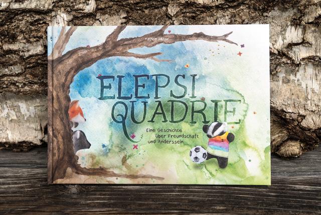 Das liebevoll gestaltete Buch "Elepsiquadrie" behandelt das Thema Epilepsie.