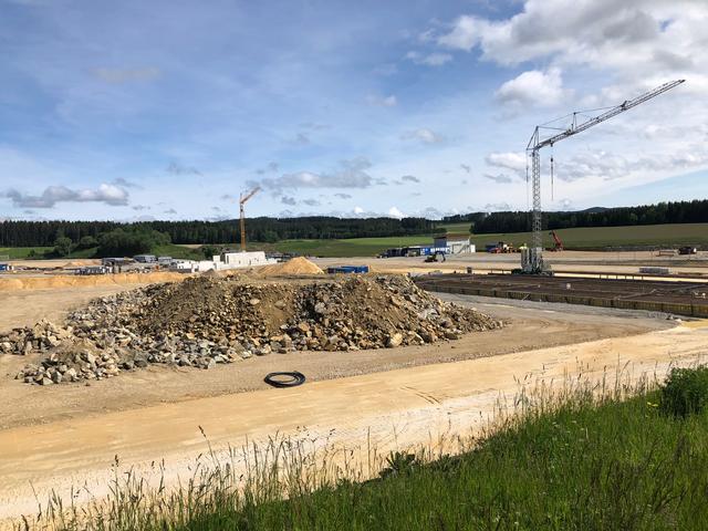 Handlos-Baustelle in Summerau