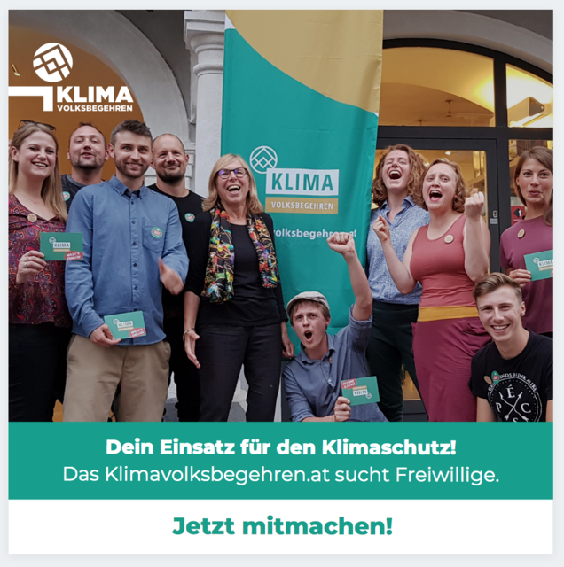 Werde Teil des Klimavolksbegehren &amp; hilf' dabei, unser Klima zu retten! | Foto: Klimavolksbegehren