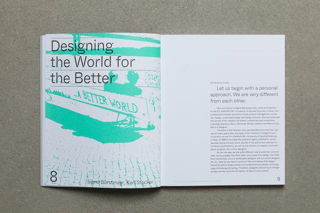 „Designing Sustainable Cities. Manageable Approaches to Make Urban Spaces Better”