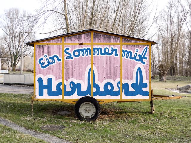 Die Bühne am Rodlgelände in Ottensheim.