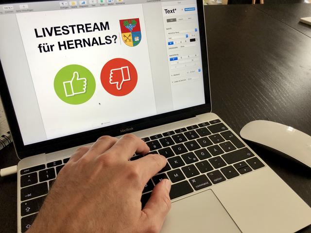 Wunsch oder bald Realität? Für einen Livestream der Bezirksvertretungssitzungen in Hernals gibt es noch keine "optimale Lösung".
