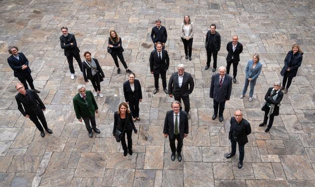 Hüter der Altstadt: Die neue ASVK mit Landesrat Christopher Drexler und Atstadtanwalt Armin Stolz