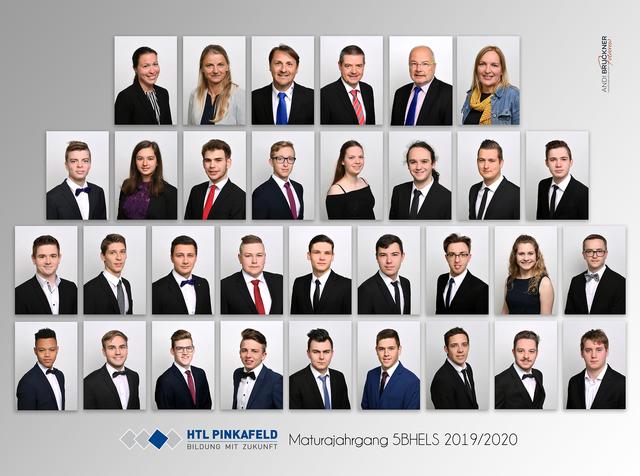 Die Elektronik-Absolventinnen und -Absolventen 2019/20 der 5BHELS