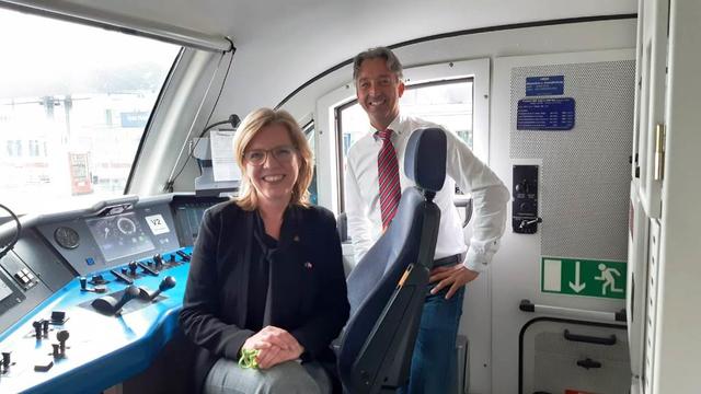 Didi Zweidick konnte Bundesministerin Leonore Gewessler begrüßen. | Foto: KK