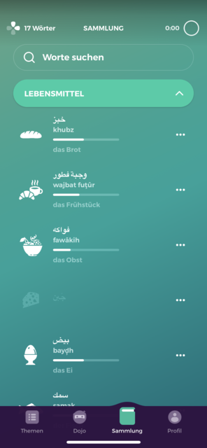 Unser App-Tipp der Woche Drops ist eine Sprachlern-App, bei der man in wenigen Minuten täglich, seinen Wortschatz in verschiedenen Sprachen verbessern kann. | Foto: Screenshot