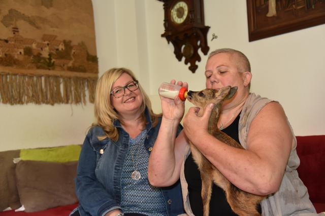 Birgit Etzelsdorfer mit Gabi Kaar
