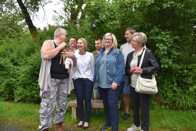 hinten: Herr Etzelsdorfer, Manuel Sprickler, Herr Sprickler
vorne: Gabi Kaar, Renate Sprickler, Birgit Etzelsdorfer, Mutter von Birgit Etzelsdorfer
