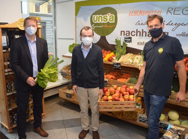 Manfred Hofinger, Alfred Frauscher und Wilhelm Gietl (v.l.).
| Foto: ÖVP Ried