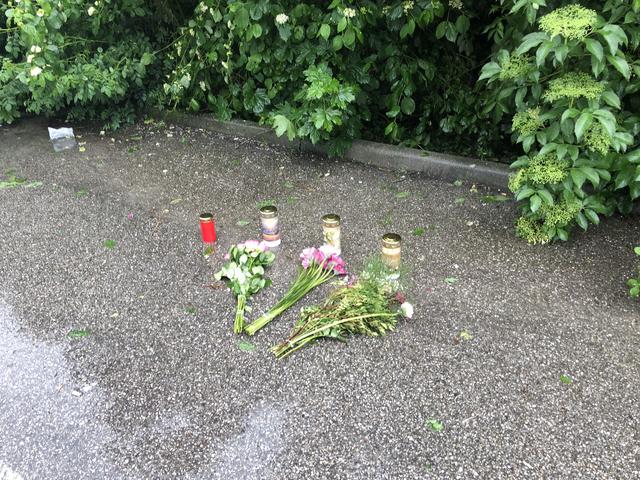 Der Tatort in Greinsfurth - kurz nach der Tat.