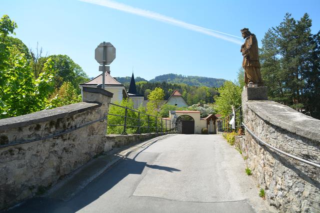 Unterwegs auf der Via Aqua: Von der Scheibbser Altstadt aus geht's nach Purgstall. | Foto: Roland Mayr