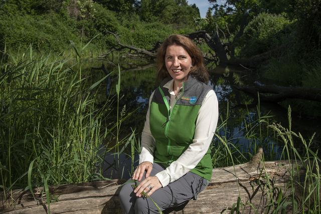 Edith Klauser engagiert für den Nationalpark.