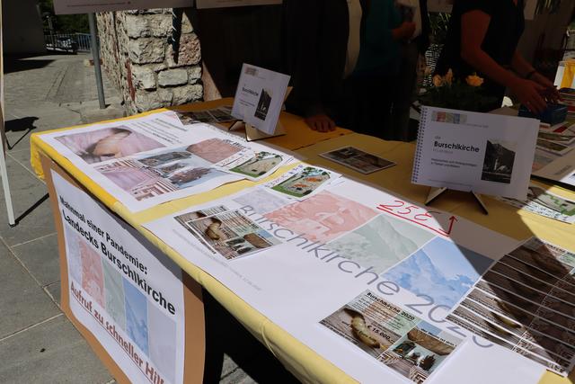 Informationen und bildliche Veranschaulichungen gabs beim Stand beim Frischemarkt. | Foto: Siegele